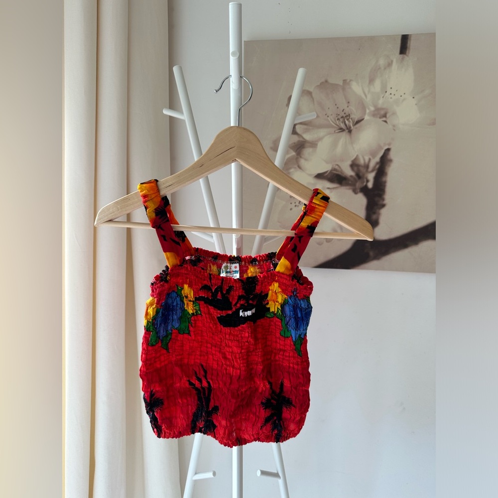Vintage Cropped Tank Top